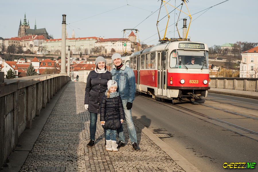Пешая прогулка по Праге весной с фотографом